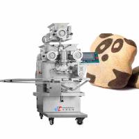 China Automatic Sliced Cookie Encrusting Machine 5kw Small Cookie Making Machine for sale