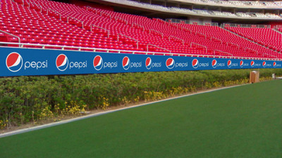 Perimeter LED display solution