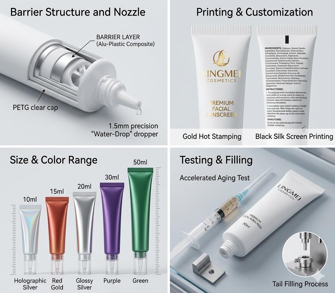 High-End Sunscreen Formulas – A Technical Analysis of 2-Layer vs. 5-Layer Precision Tubes