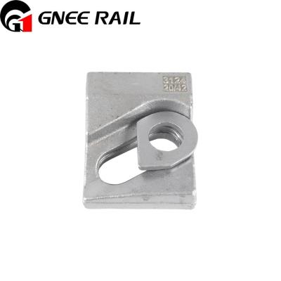 China 3124/20 Rail Clamp for Automatic Locking and Long-Lasting Contact in Crane Fixing and Applications for sale
