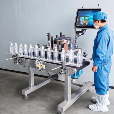 China Automatic Sticker Printing Label Machine Thermal Transfer For Small Business Packaging for sale