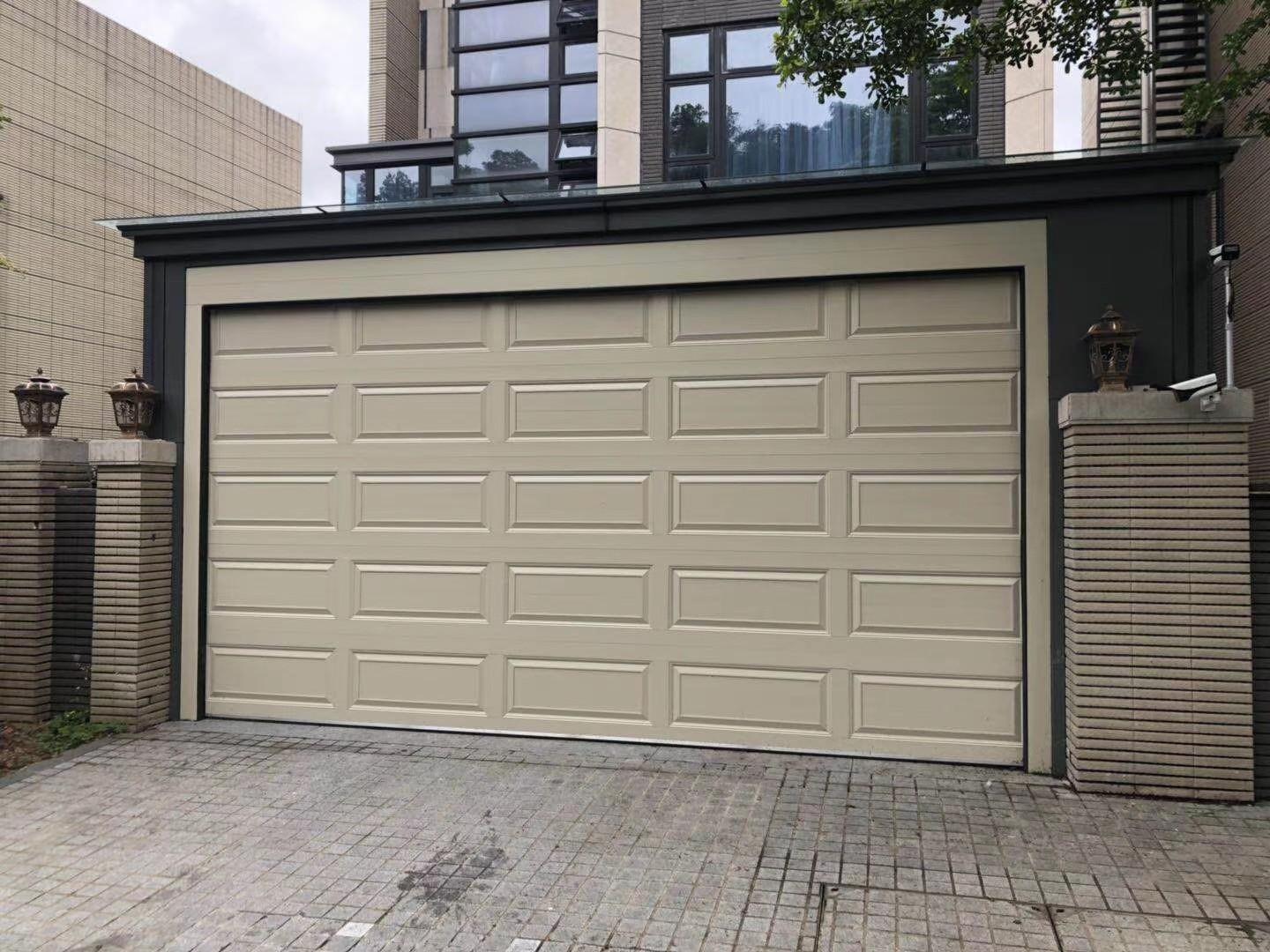 Aluminum Sectional Garage Door for Residential to Decorate and Protect