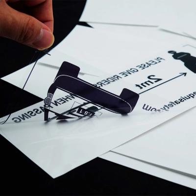 China Transparent Removable Vinyl Window Graphics Eco-Solvent Static Cling Film Roll for sale