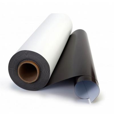 China Digital Printable Magnetic Sheet Roll Adhesive Vinyl 400 Mic Decorative for sale