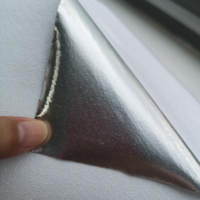 China Waterproof R12 Stretchable Sidewalk Decals 260mic Aluminum Asphalt Art Vinyl for sale