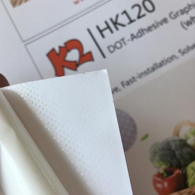 China PVC Printable Window Film Dot Self-Adhesive White Interior Window Film for sale