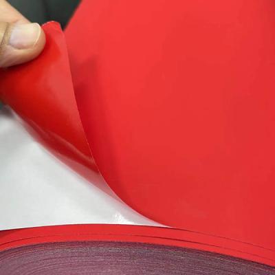 China PP Craft Window Decoration Film Red Colored Sign Making Vinyl for sale