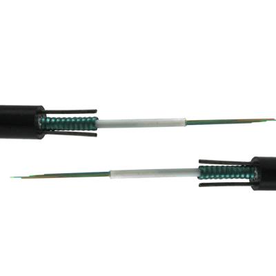 China 2 4 6 8 16 24 Core GYXTW Fiber Cable Aerial Armoured 1km Outdoor Fiber Optic Cable for sale