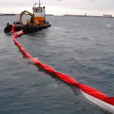 China Essential Pond / Lake Management Emergency Spill Response Tool Versatile Floating Silt Curtain With 25% Elongation for sale
