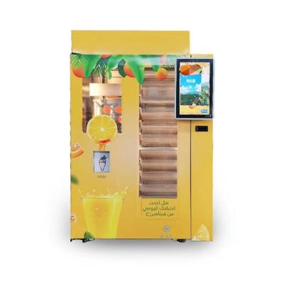 China 100% Pure Fresh Orange Juice Vending Machine Automatic Commercial for sale