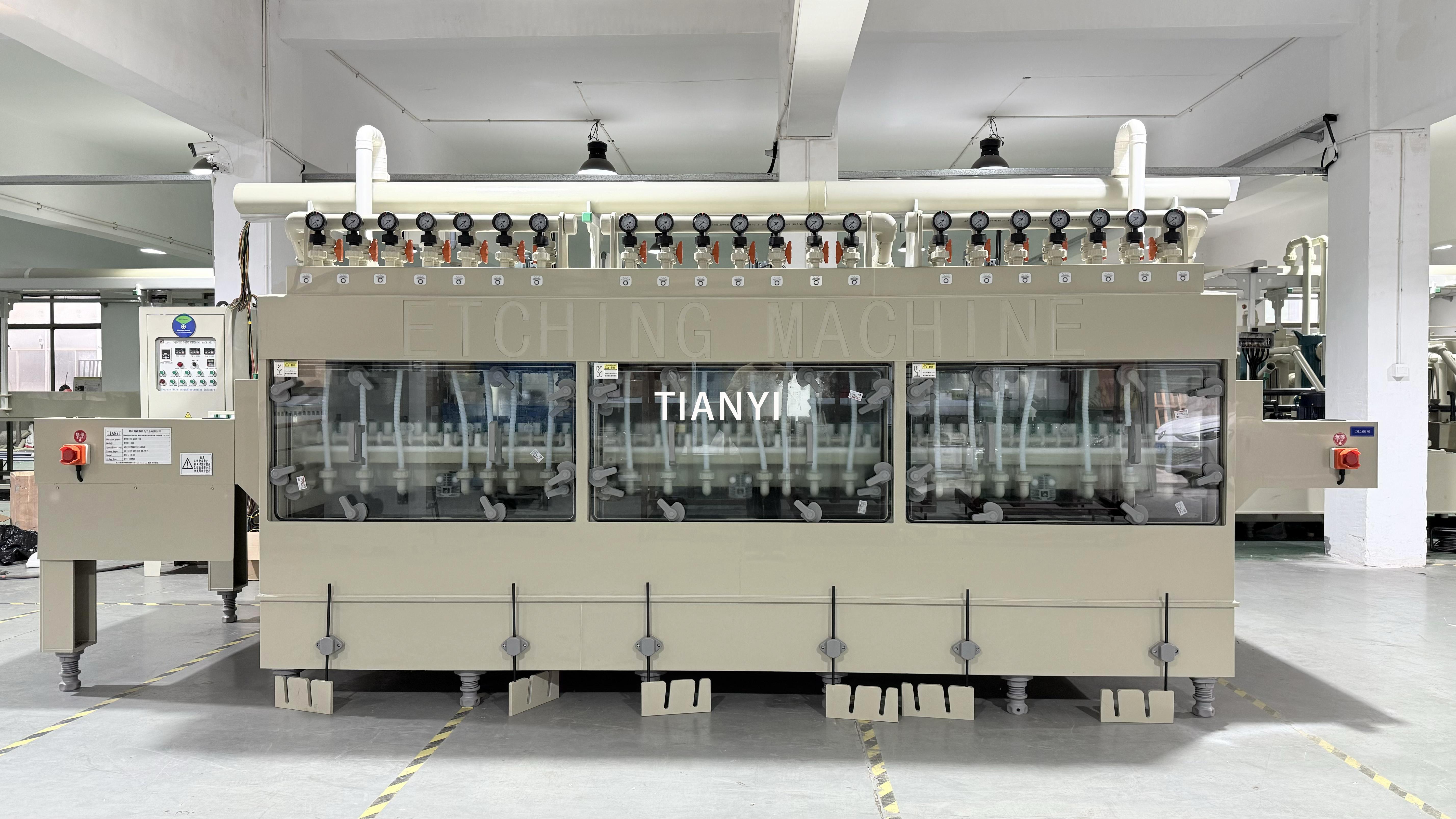 Case Study: Application of Ferric Chloride Etching Machine in Stainless Steel Nameplate Production