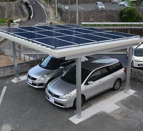 4-column Carport in Japan