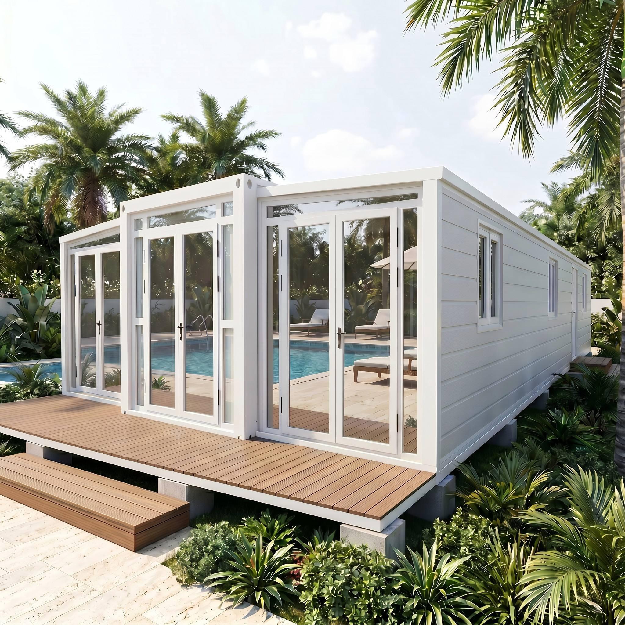 Case Study: The Ultimate Mediterranean Poolside Oasis – A Dual 10FT & 40FT Glass-Front Container Estate in Portugal
