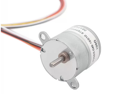 12VDC geared stepper motor PM25 Micro gearbox motor  Applications in Vehicle Headlamps