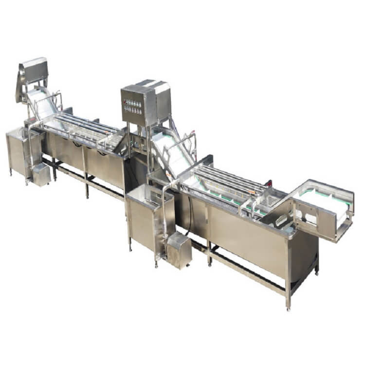 Vegetable cutting machine equipment customer display