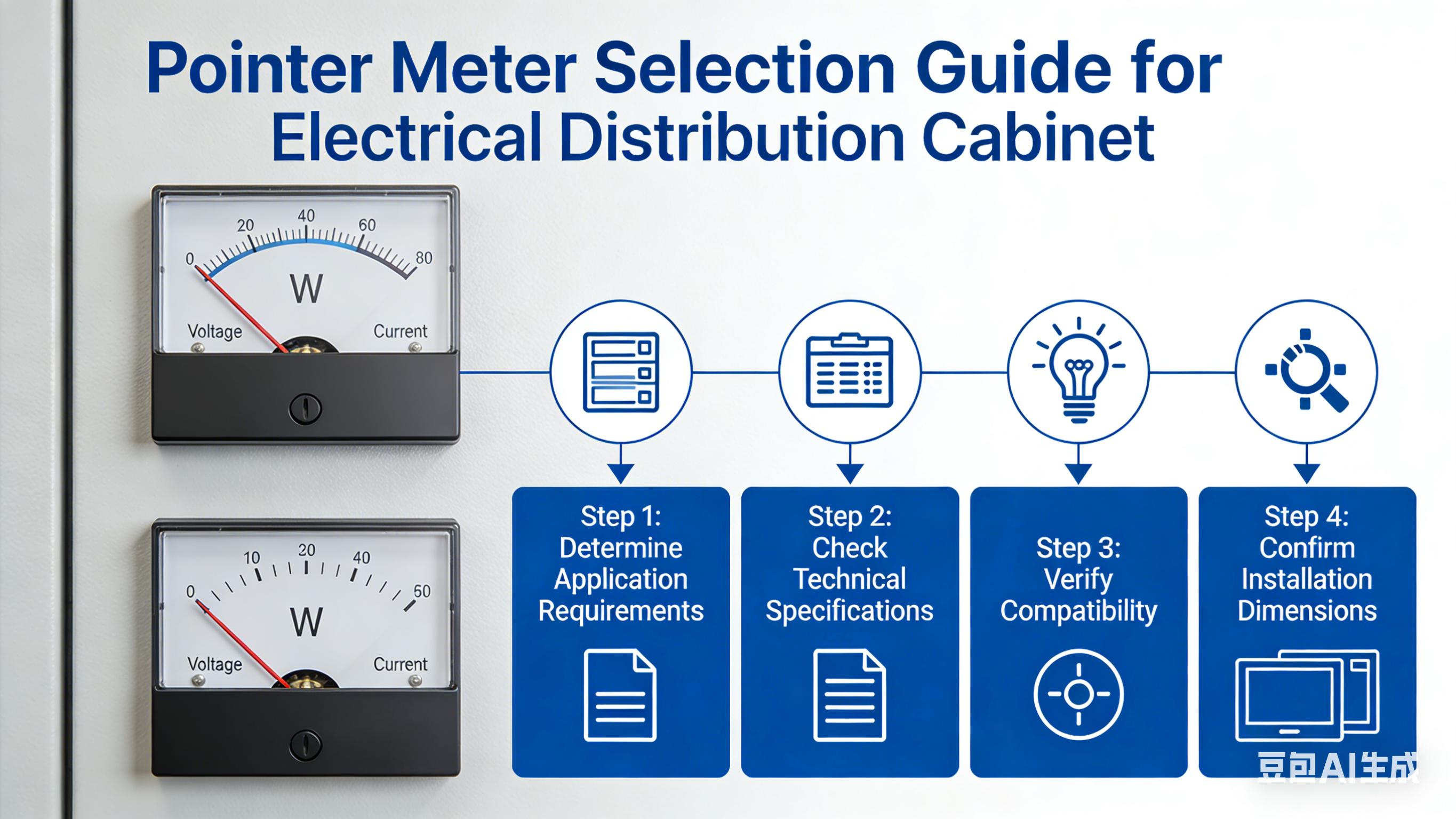 Selection Guide for Pointer Instruments on Distribution Cabinets