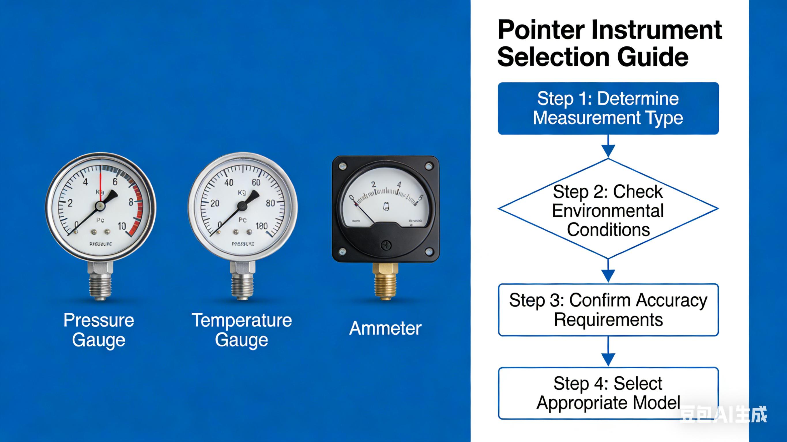 Selection Guide for Pointer Instruments