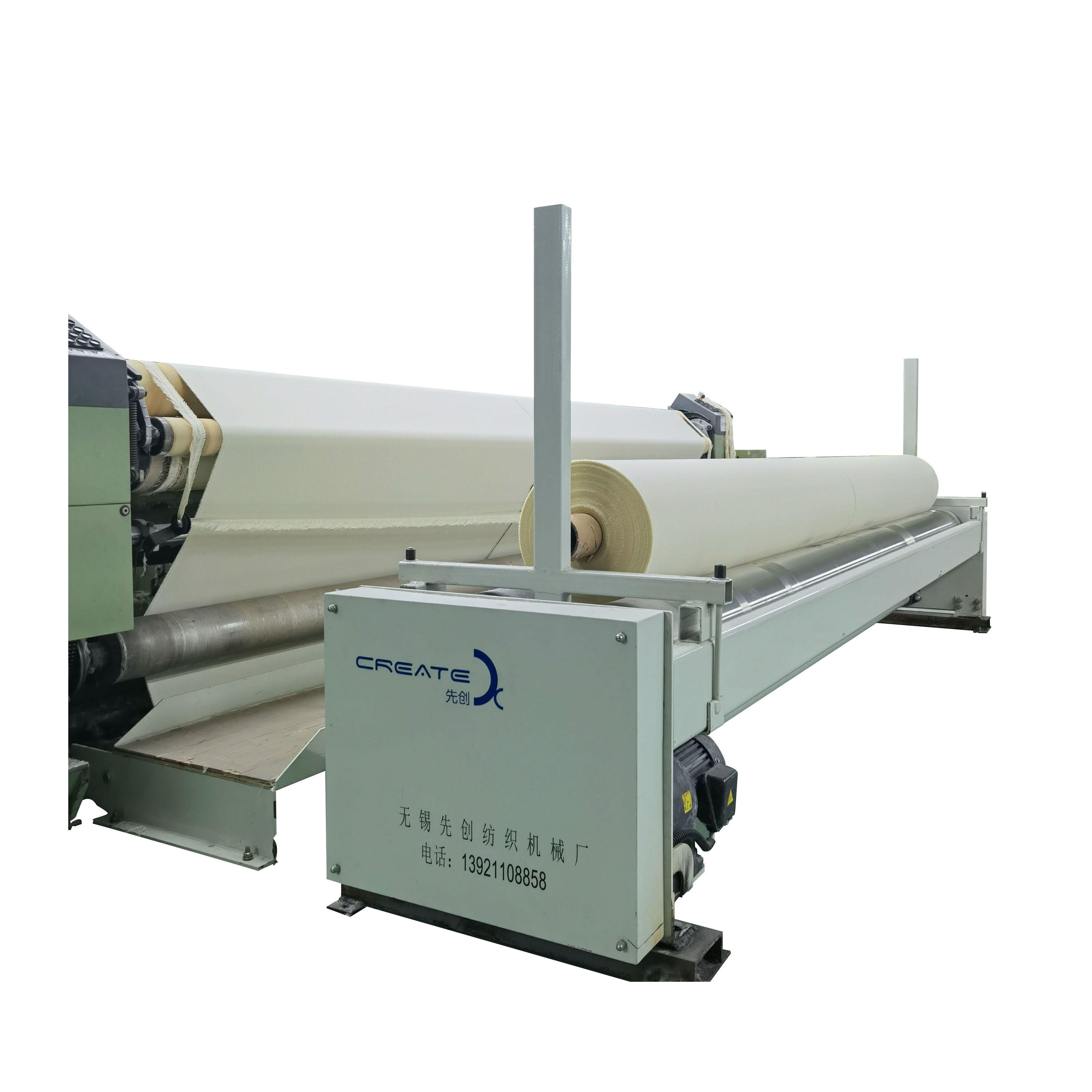 Customized Horizontal Cloth Fabric Roll Winding machine for Weaving