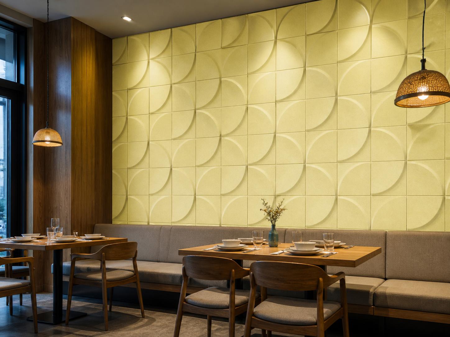 Sculpted Acoustics for Elevated Dining Spaces