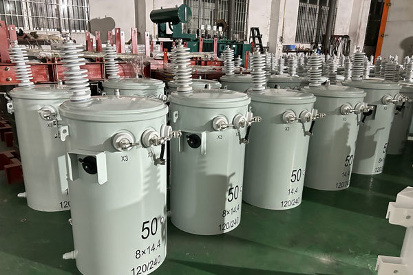 Delivery of Pole-Mounted Transformers of Different Specifications