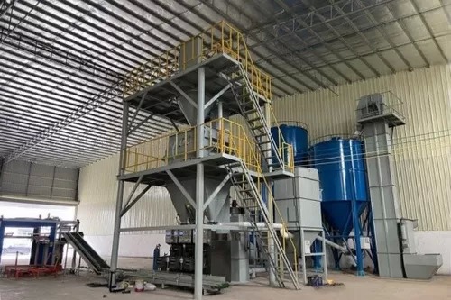 Production line equipment of dry powder mortar with daily output of 120 tons