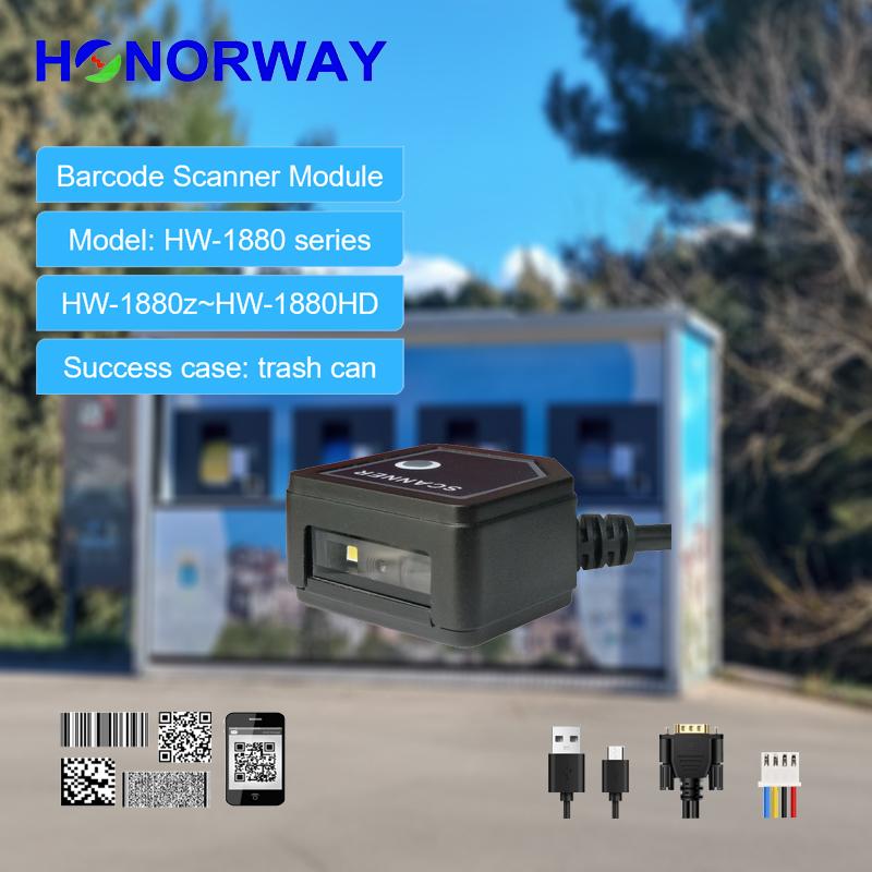 QR Reader Module Application in a Waste Station