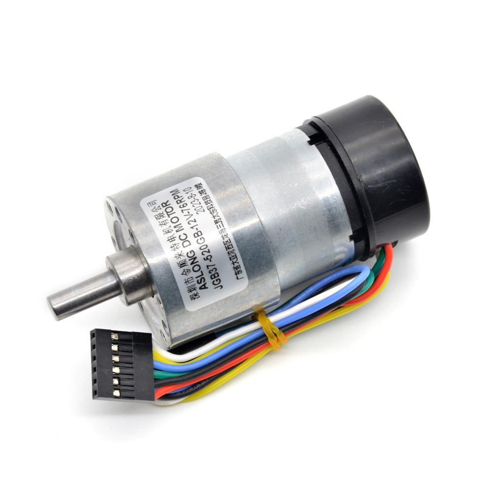 “From Warehouse Forklift to Coffee-Bot – The 365-Day Battle Log of ASLONG JGB37-520GB 37 mm DC Motor in One Multi-Scenario Platform”