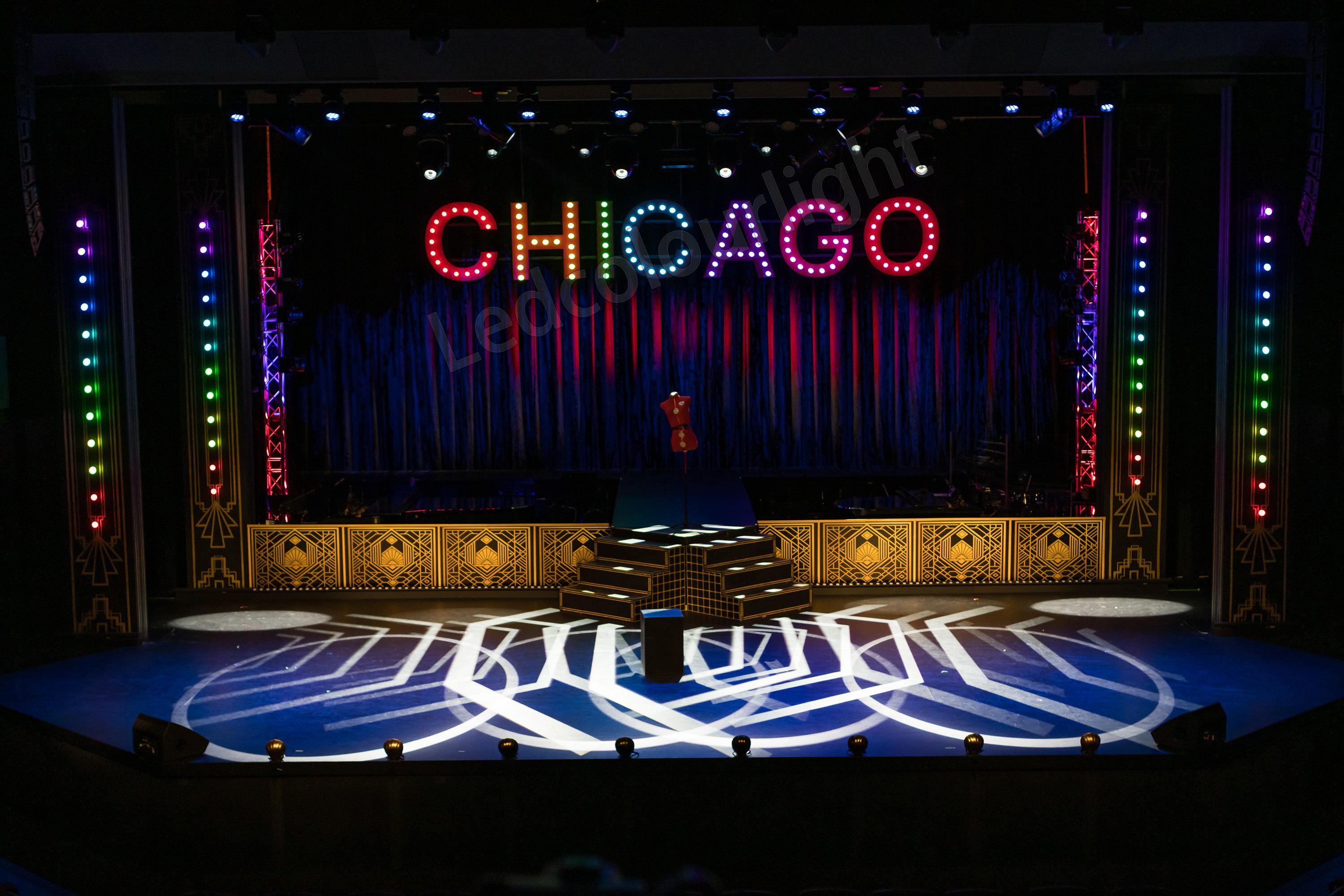 60mm DMX RGBW Bulb Lights for Australia Stage Decor Project