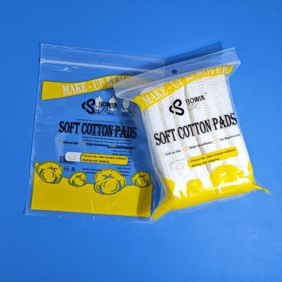 China Gravure Printing CPE Zipper Bag Customized Clear Stand Up Bags Dustproof For Tea Nuts for sale