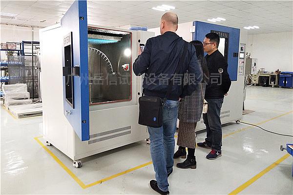 Russian customer purchased a IPX34 rain test chamber