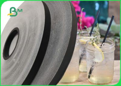 China 60GSM Food Grade Ink All Black Color Drinking Straw Paper For Cocktail Harmless for sale