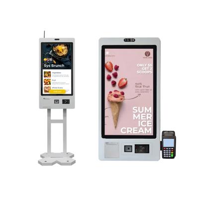 China Android/Win7/8/10 Self Ordering Kiosk for Indoor and Installation with Floor Stand for sale