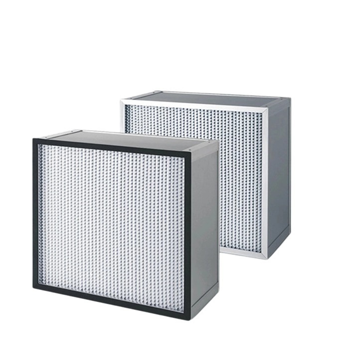 The applicable range of high-efficiency filters