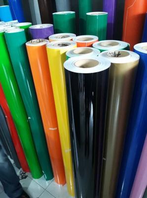China 0.08mm Multi Color Vinyl Stickers Permanent Glue Self Adhesive for sale