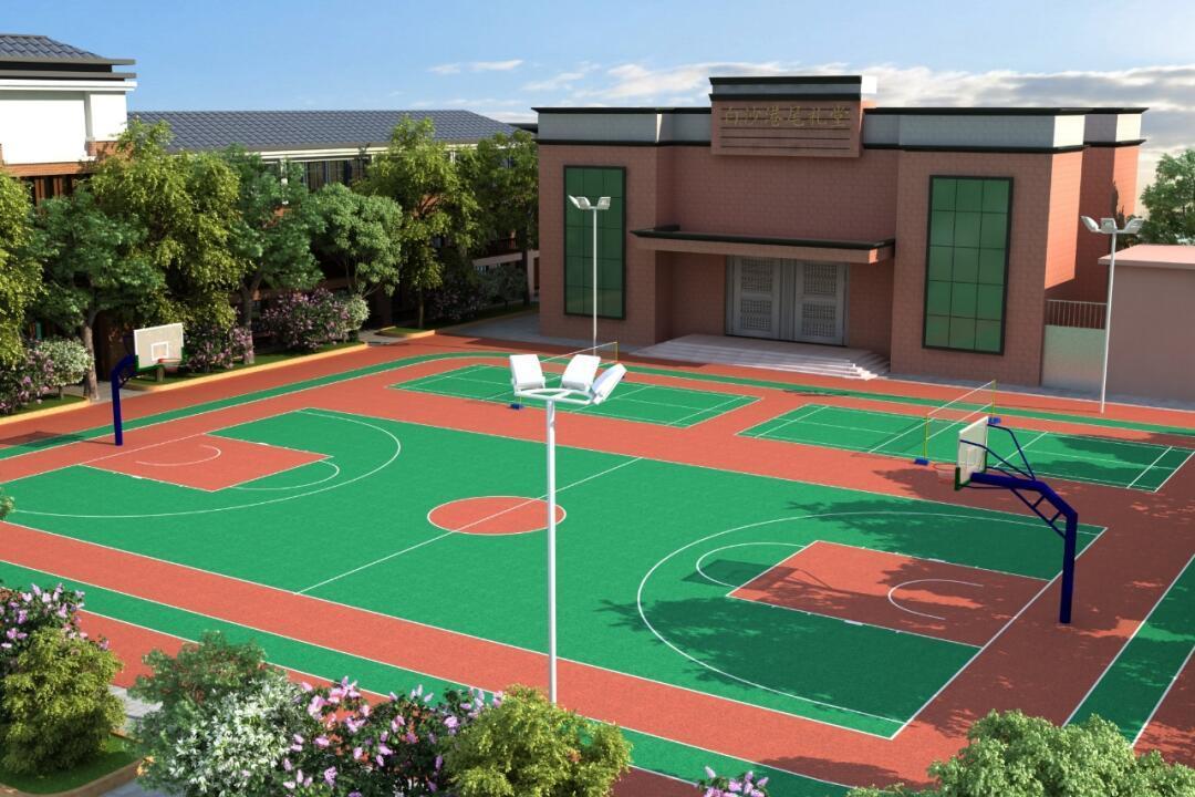 School Sports Ground: Sports Surface Materials