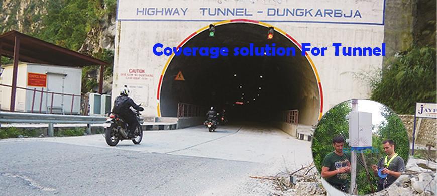 Outdoor Repeater Coverage For Tunnel Solution