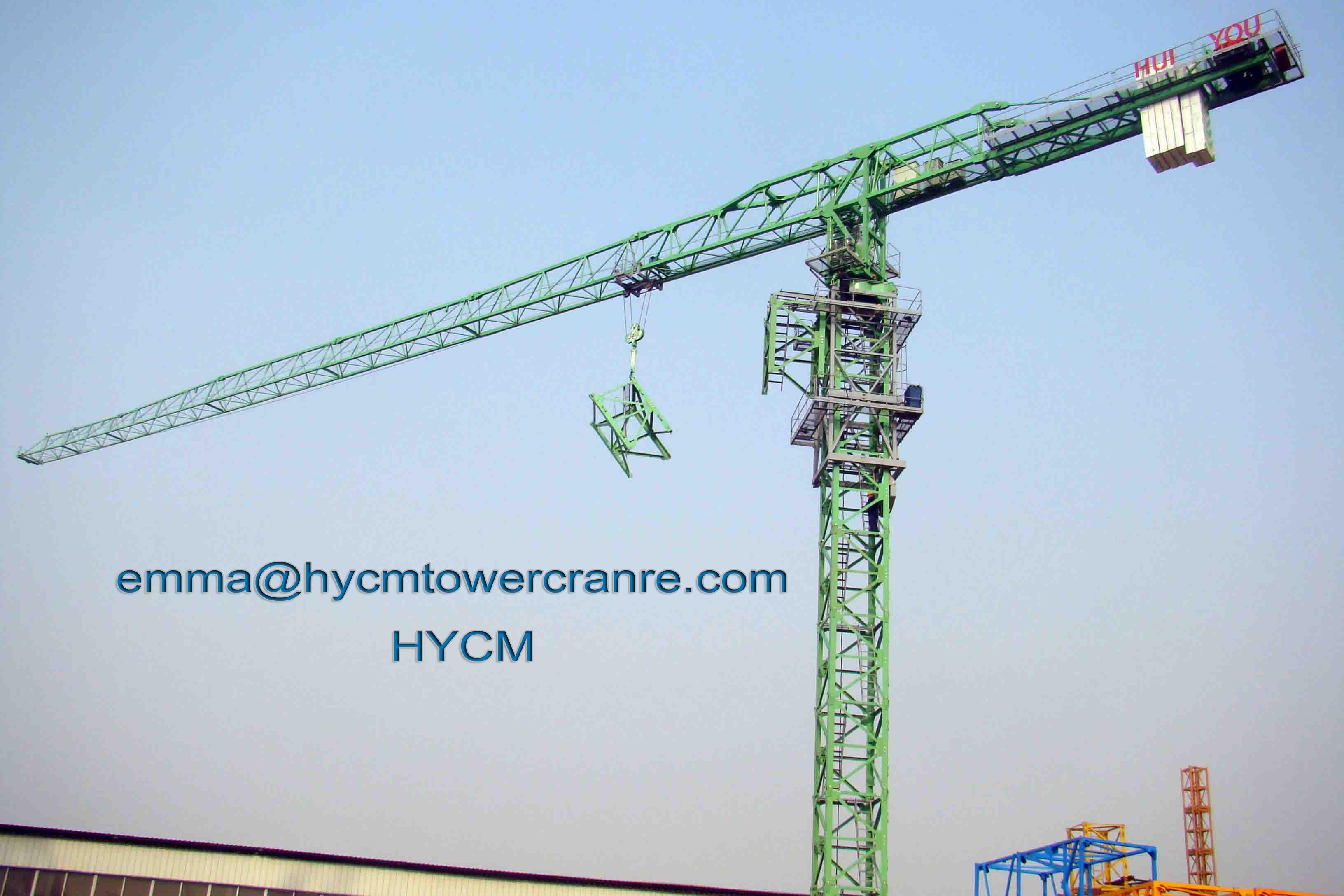 50m Jib Flat Top Tower Crane: Superior Lifting Power for Large-Scale Construction Projects in Russia