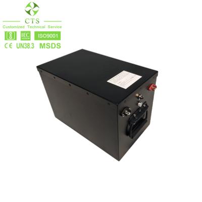 China 2500 Cycles 48V 100Ah Solar Storage Lithium Battery 14.4KWH IP65 Waterproof for sale