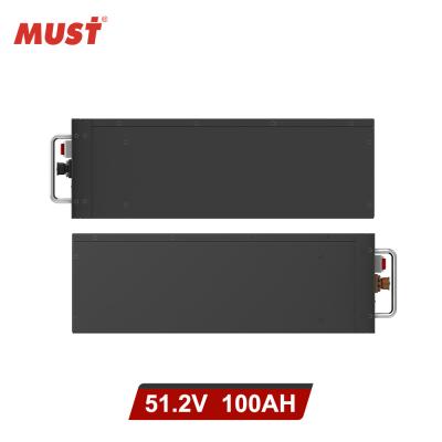 China 5120WH Lifepo4 Energy Storage Lithium Battery , Lithium Iron Phosphate Solar Battery 100AH for sale