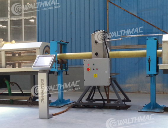 Ultrasonic Thickness Measuring System For Plastic Pipe