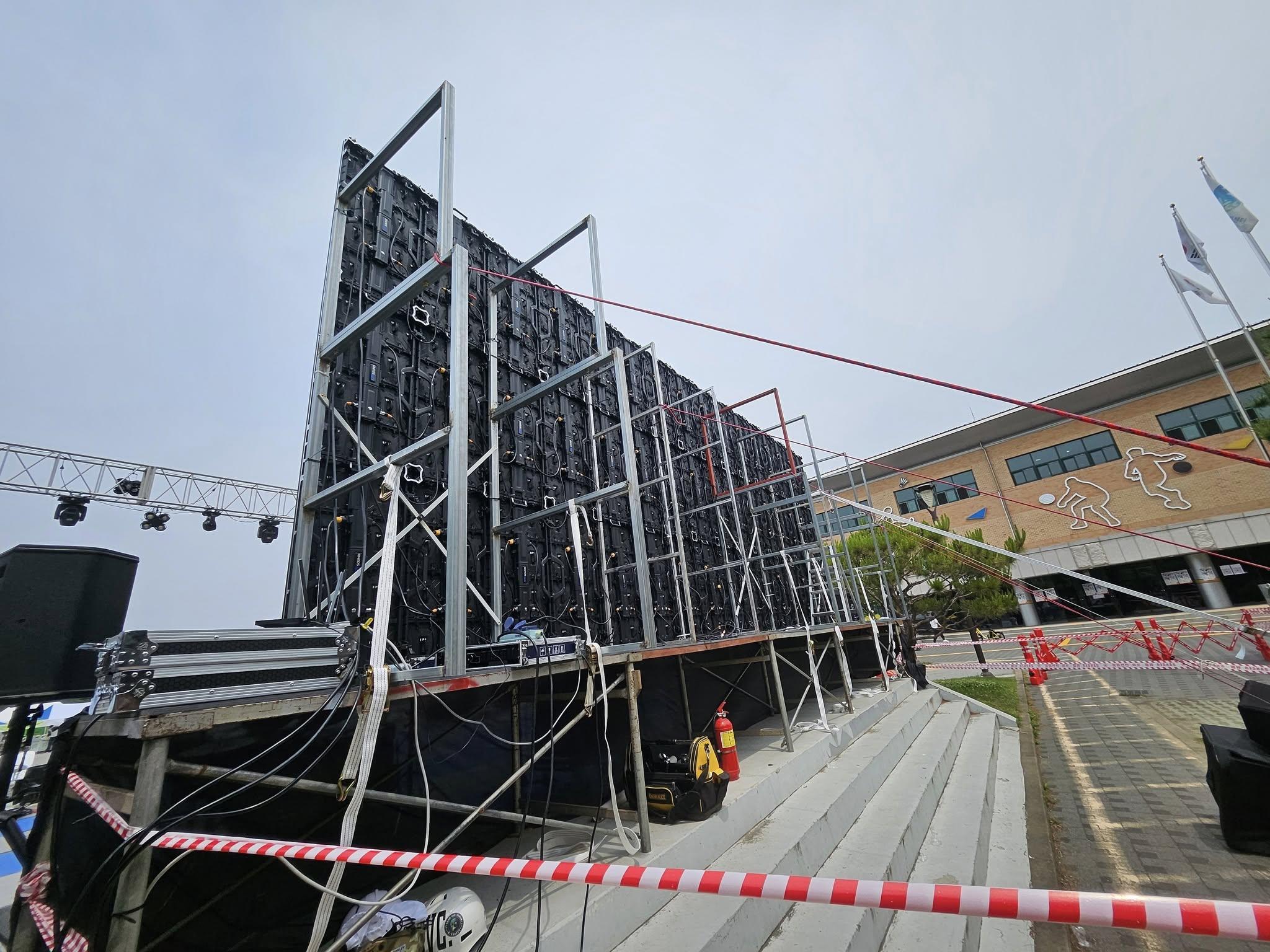 Case Study: GS Series Outdoor P3.91 LED Display for Large-Scale Cultural & Music Event in South Korea