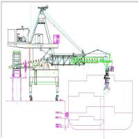 China Rail Mounted Continuous Ship Loader 2000 t/h for Bulk Material Seaport Loading for sale