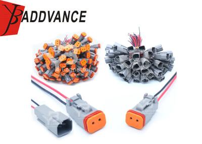 China Deutsch DT Series DT06-2S DT04-2P 2 Way Female And Male Auto Socket Connector with Wire for Truck for sale