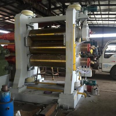China 200℃ Max Temperature 3 Roll Calender Machine 0-20m/min Roller Speed for sale