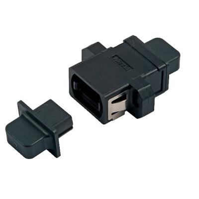 China Plastic MPO Fiber Optic Adapter For Communication System Base Station / ODF / MPO Box for sale