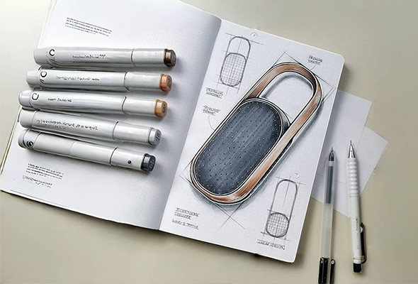 Hand-Painted Portable Speaker Design