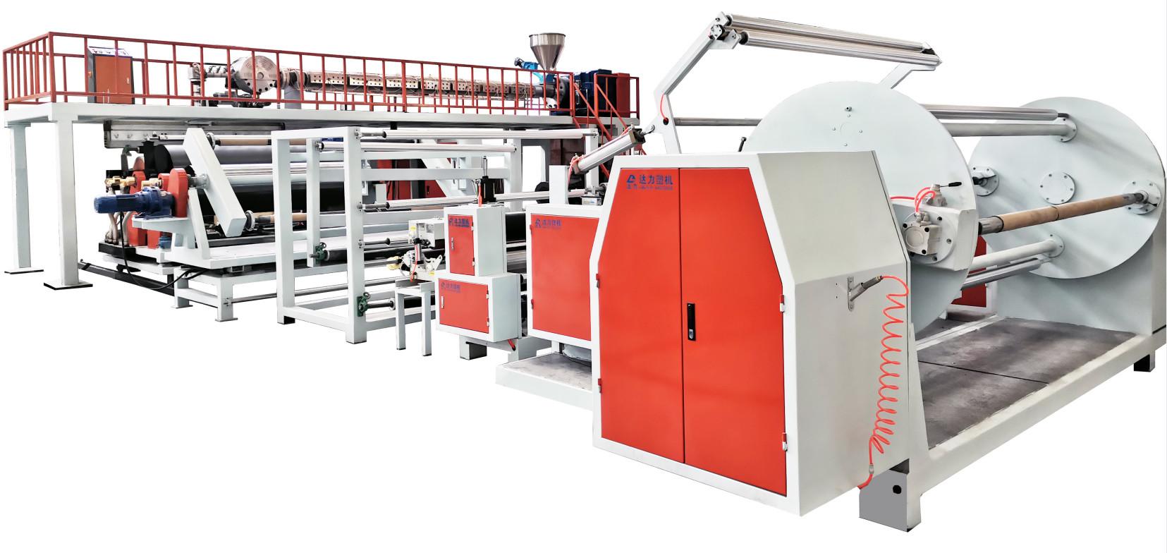 DL-2300 film lamination production line. The products can be directly used for film printing.