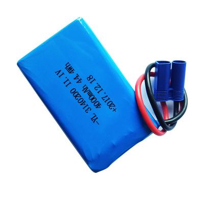 China Rechargeable Lithium Polymer Battery | Custom 11.1V 4000mAh 44.4WH 3S Battery Pack for Vacuum Cleaners | ROHS Compliant Made in China for sale