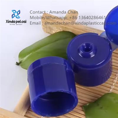 China PP Smooth Plastic Bottle Lid Polish Flip Off Cap For Skin Care Cream Packaging for sale