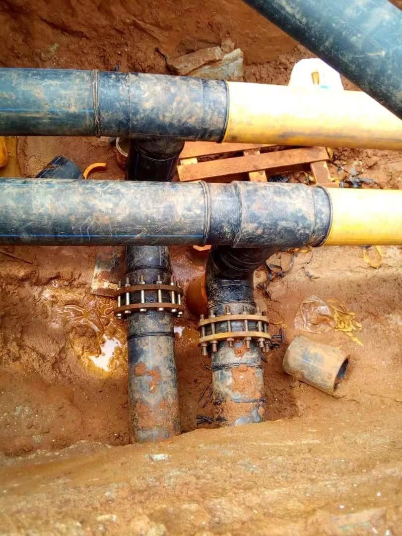 Nigerian customer installation construction site